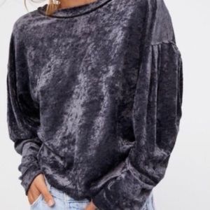 Free people velvet top